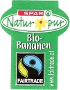 SPAR Natur pur Bio-Bananen FAIRTRADE www.fairtrade.at